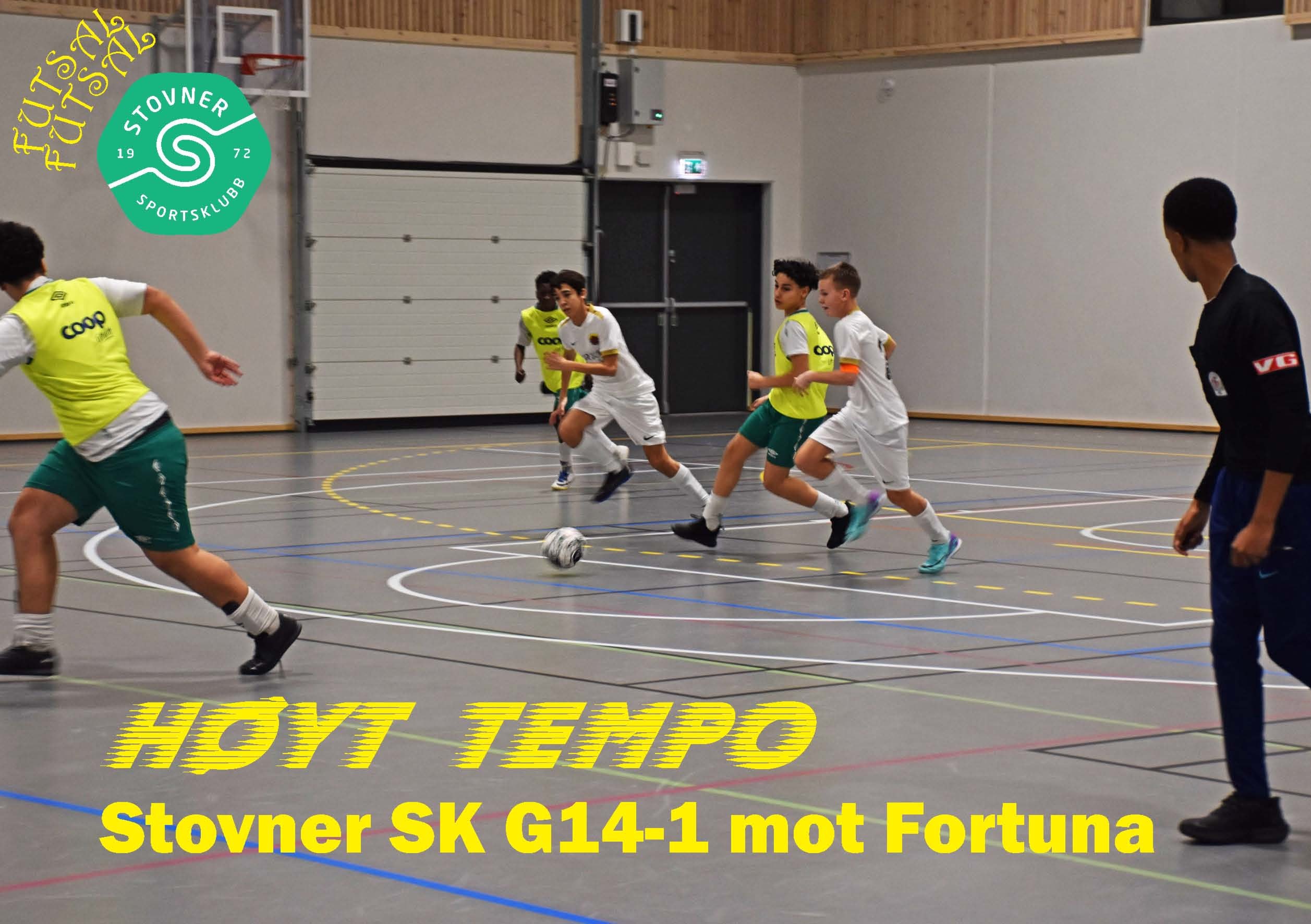 Futsalgutta G14-1 i toppoppgjør mot Fortuna